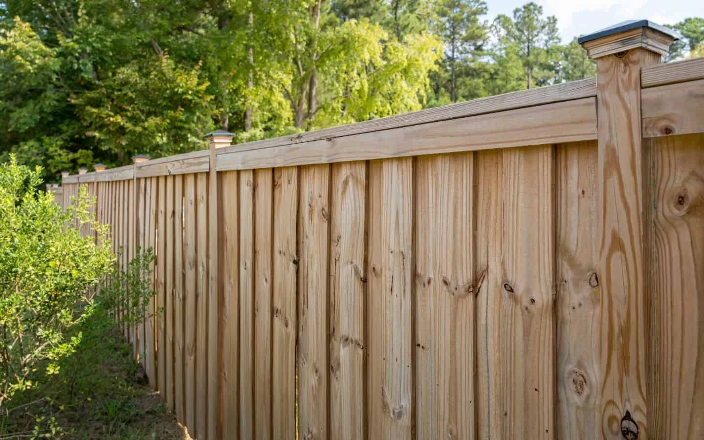 wood fence install near me