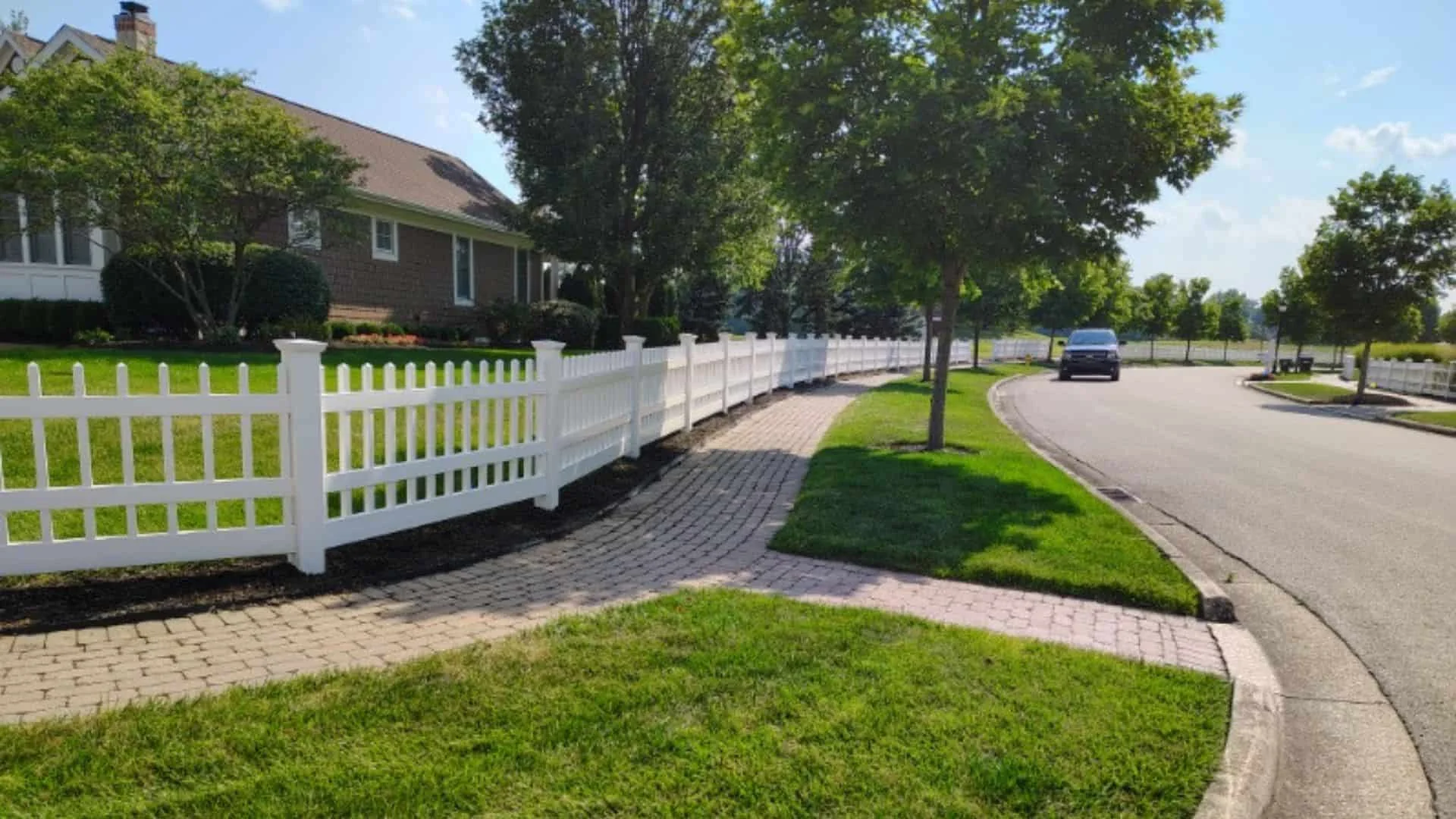 HOA fencing project in Dublin, Ohio