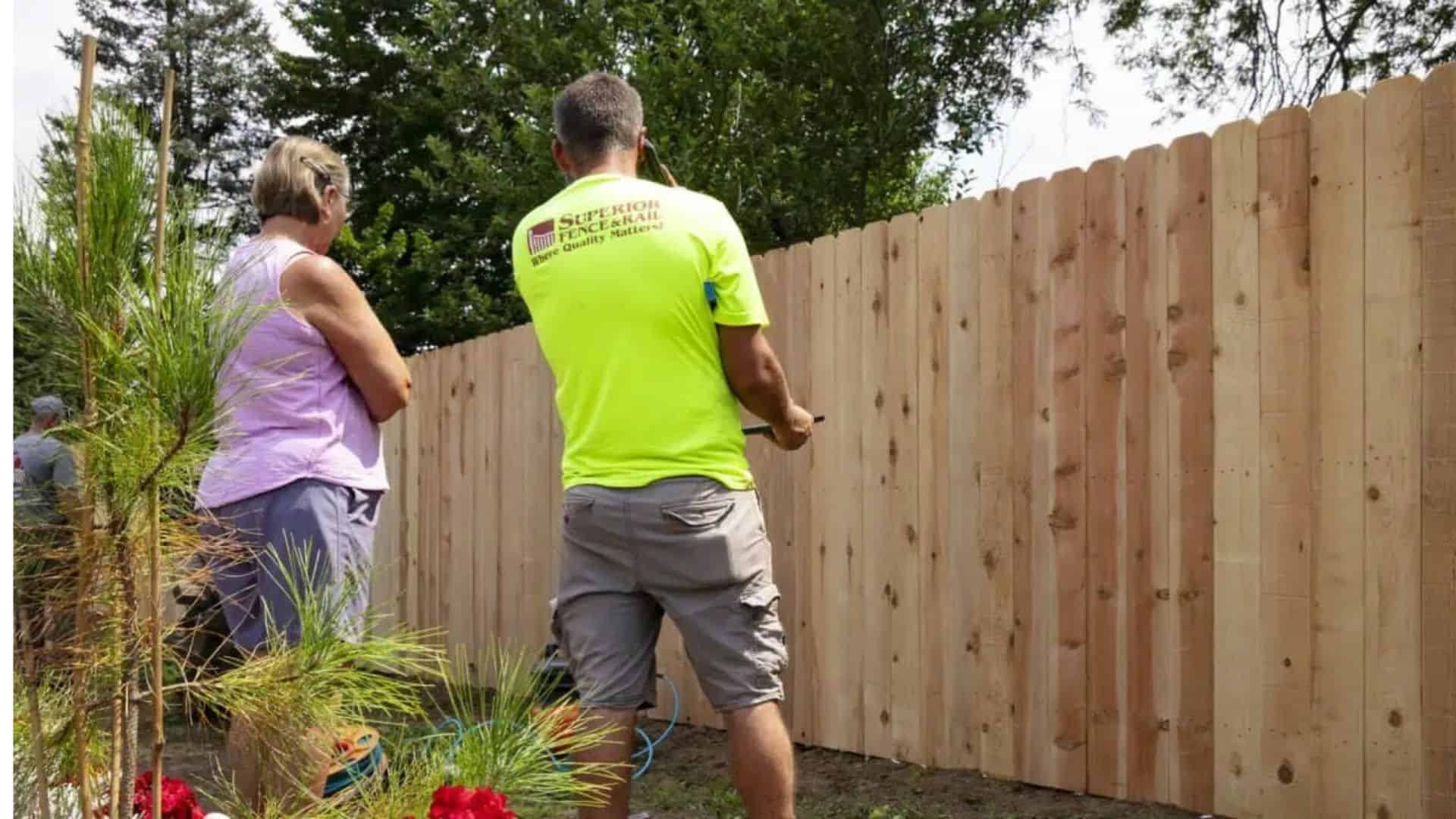 Cypress wood fence installers